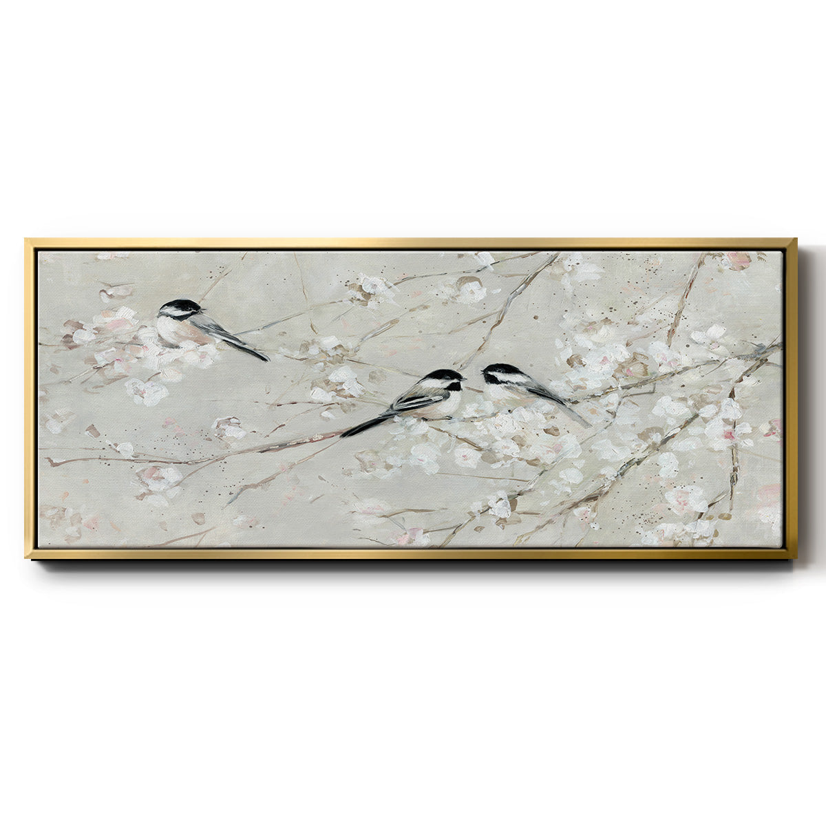 Nature's Confetti I - Floater Framed Canvas Print