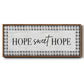 Hope Sweet Hope - Floater Framed Canvas Print