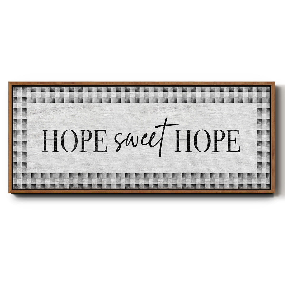 Hope Sweet Hope - Floater Framed Canvas Print