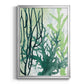 Textured Coral II - Modern Framed Canvas Print