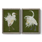 Heron Plumage I - Premium Framed Canvas 2 Piece Set - Ready to Hang