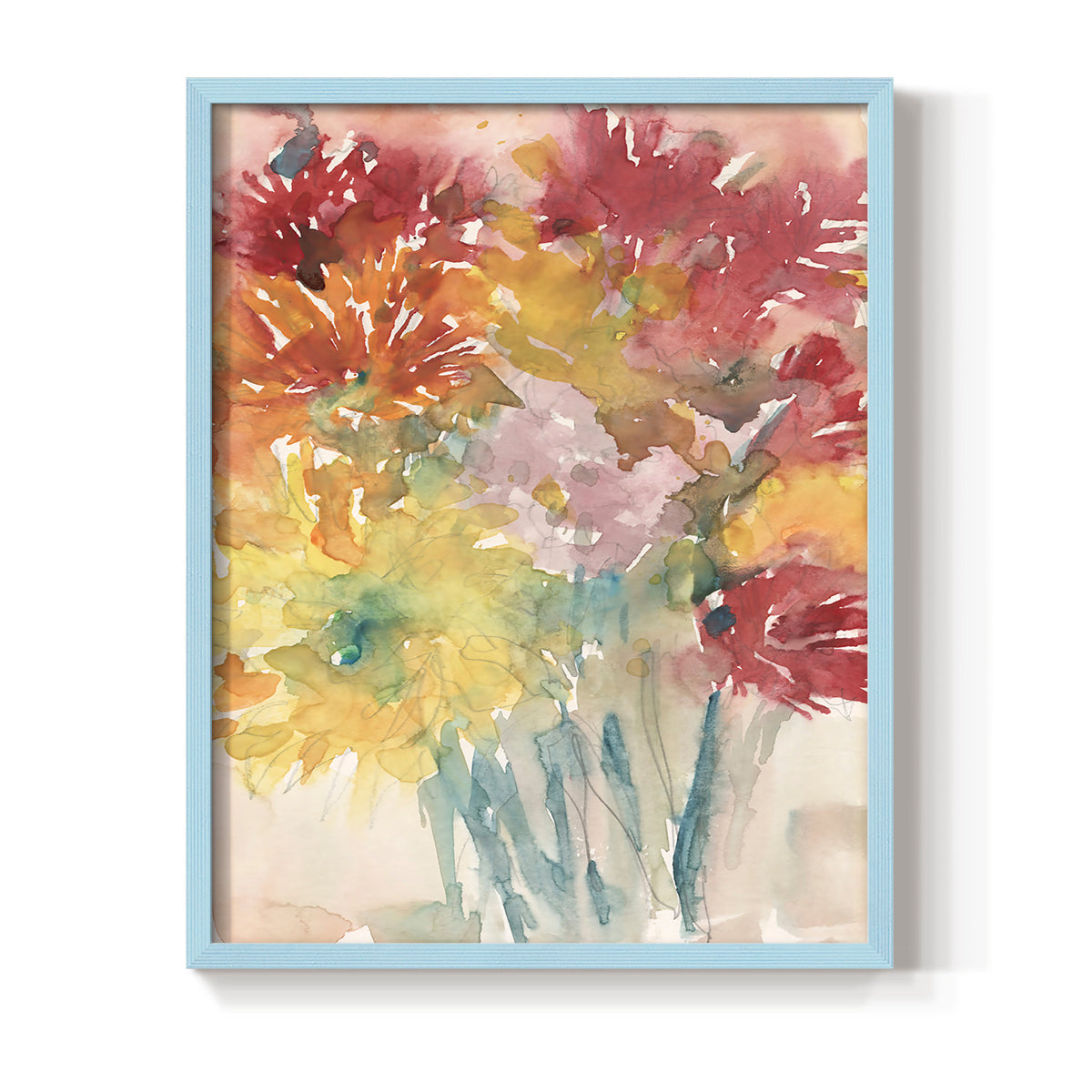 Floral Treats I - Restickable Framed Art Print