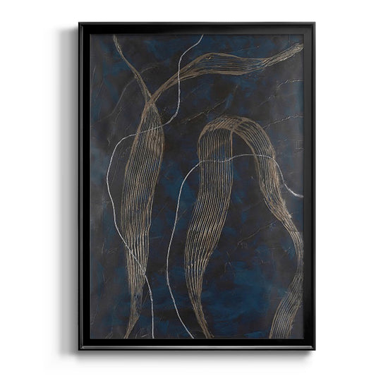 Laminar Flow I - Modern Framed Canvas Print