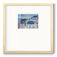 Santorini Saturday Premium Framed Print Double Matboard