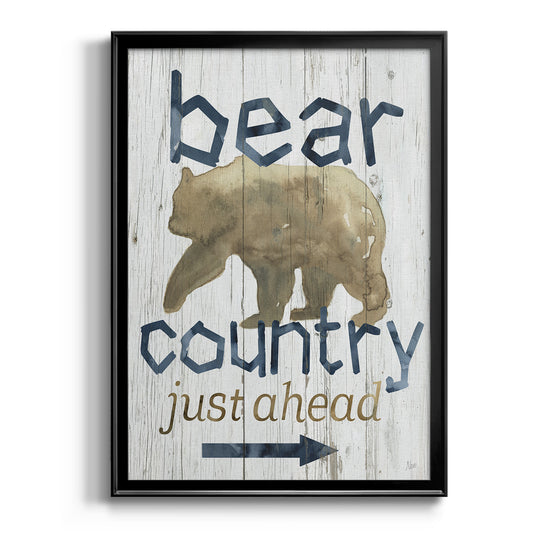 Bear Country - Modern Framed Canvas Print