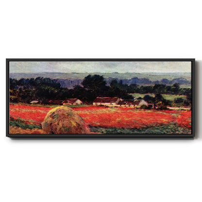 The Poppy Blumenfeld (The Barn) - Floater Framed Canvas Print