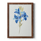 Blue Blossom Botanical III - Premium Canvas Framed in Barnwood - Ready to Hang