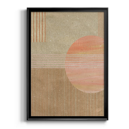 Adobe Sunrise II - Modern Framed Canvas Print