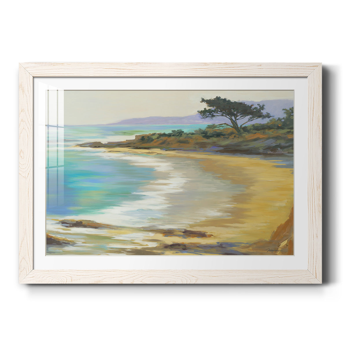 Rocky Point - Barnwood Framed Art Print