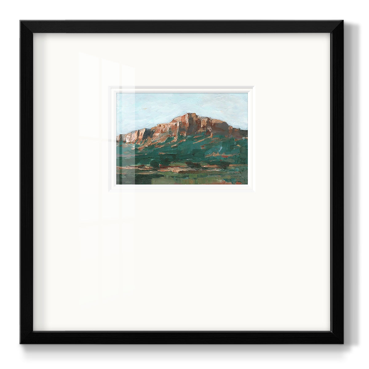 Heading West II Premium Framed Print Double Matboard