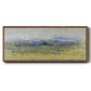 Open Terrain II - Floater Framed Canvas Print