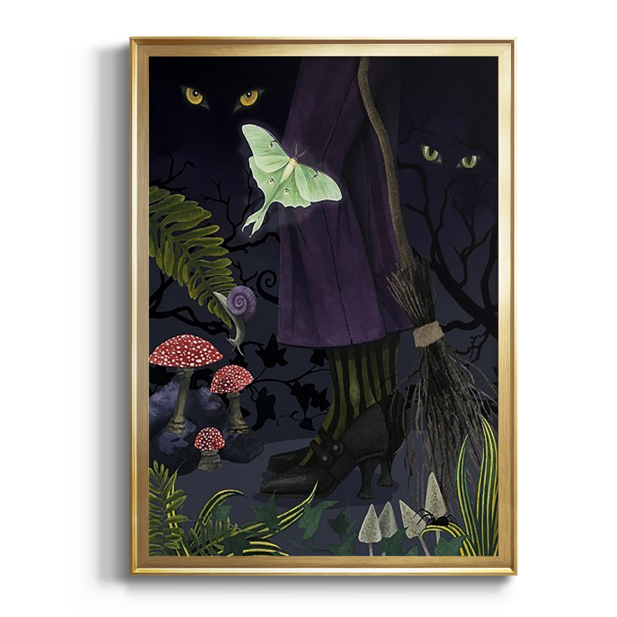 Hallowed Forest II -  Framed Canvas Print