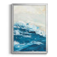 Wave after Wave I - Modern Framed Canvas Print