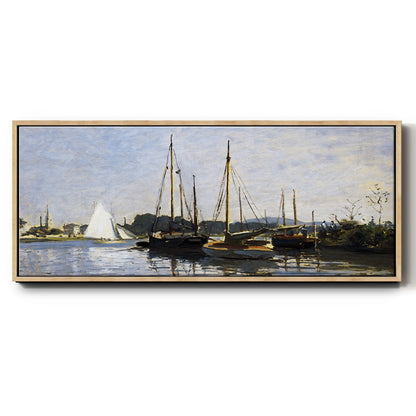 Pleasure Boats, 1872 - Floater Framed Canvas Print