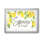 Lemon Squeeze Premium Framed Print - Ready to Hang