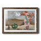 Vase of Pink Flowers II - Barnwood Framed Art Print