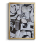 Beverlywood City Forms - Modern Framed Canvas Print