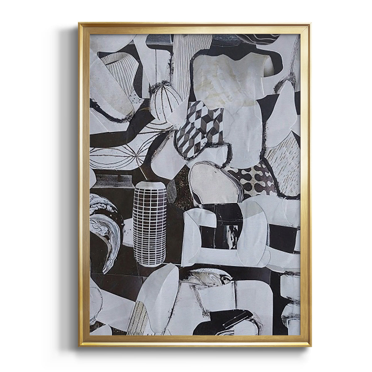 Beverlywood City Forms - Modern Framed Canvas Print