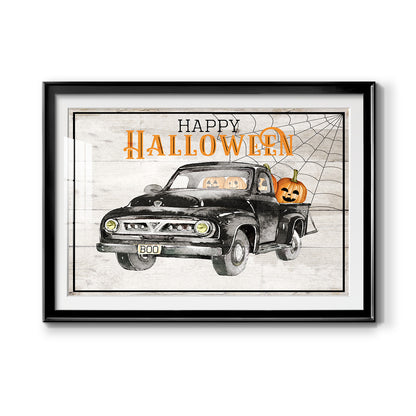 Happy Halloween - Modern Framed Art Print