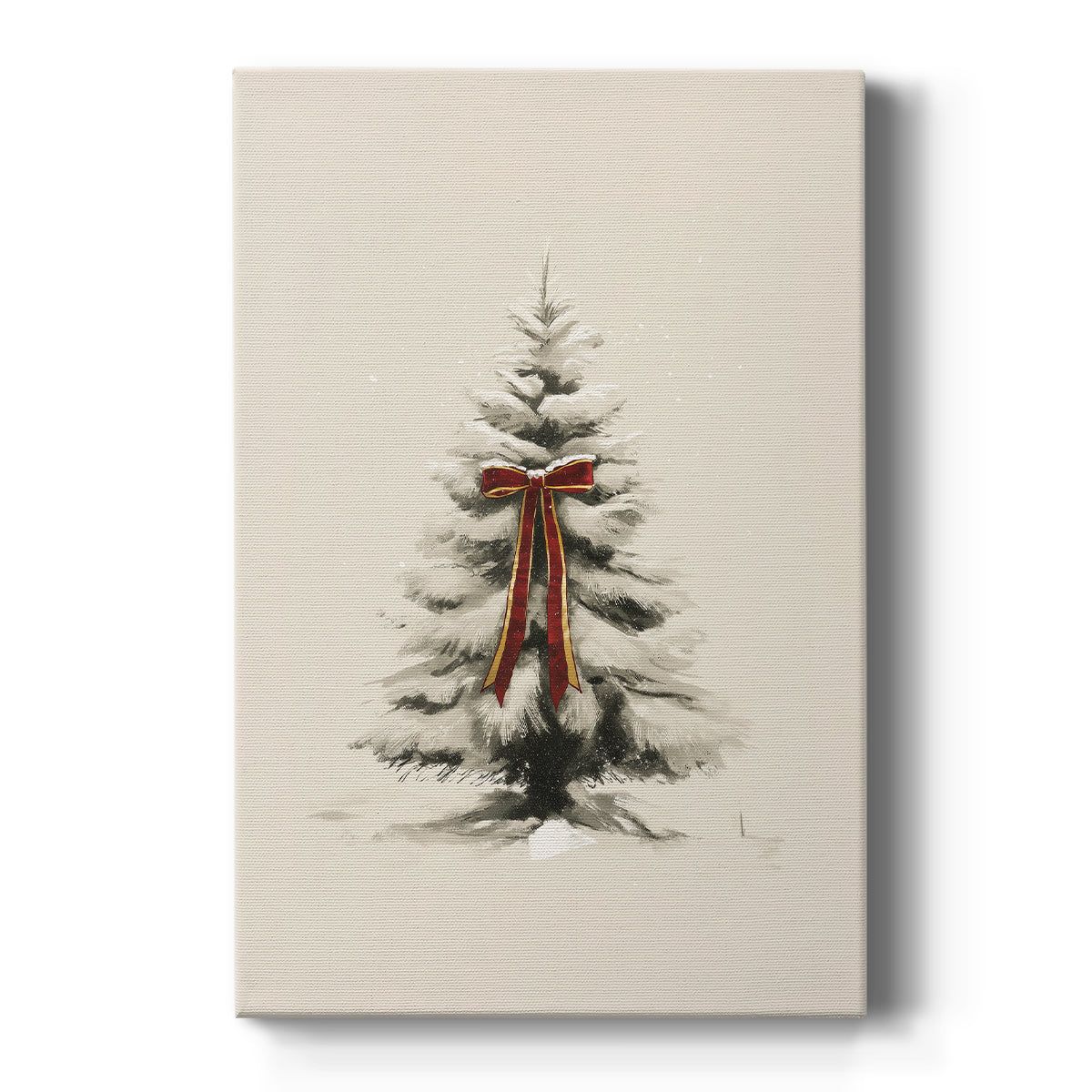 Frostlit Sleigh Chapel - Canvas Art Print