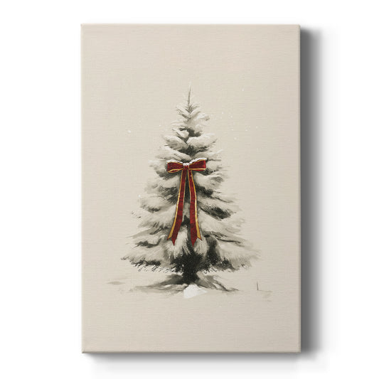 Frostlit Sleigh Chapel - Canvas Art Print