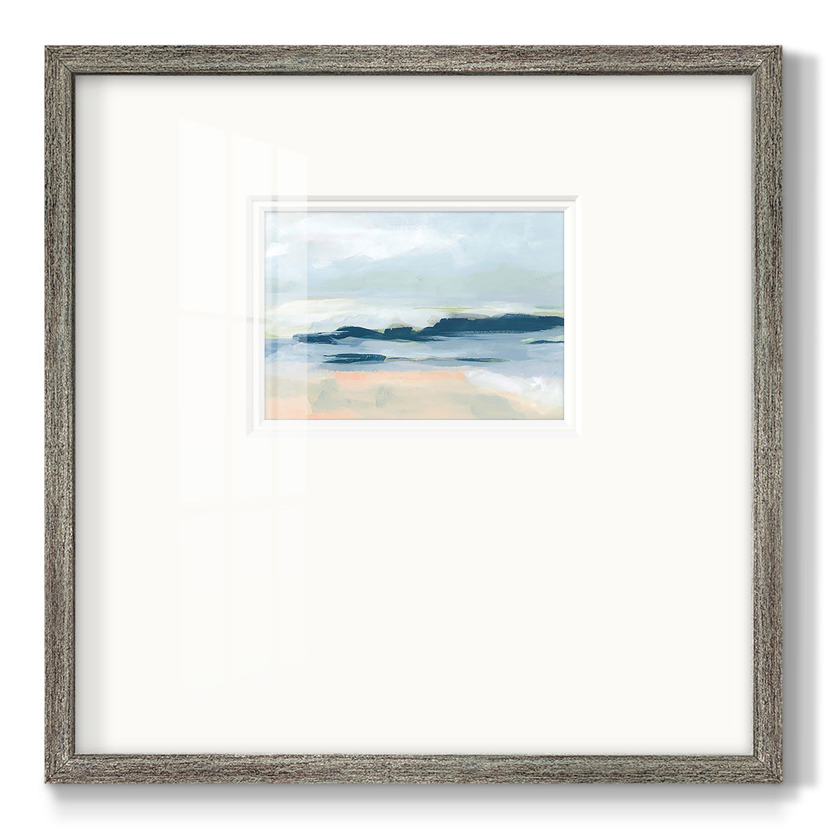 Matala Coast I Premium Framed Print Double Matboard