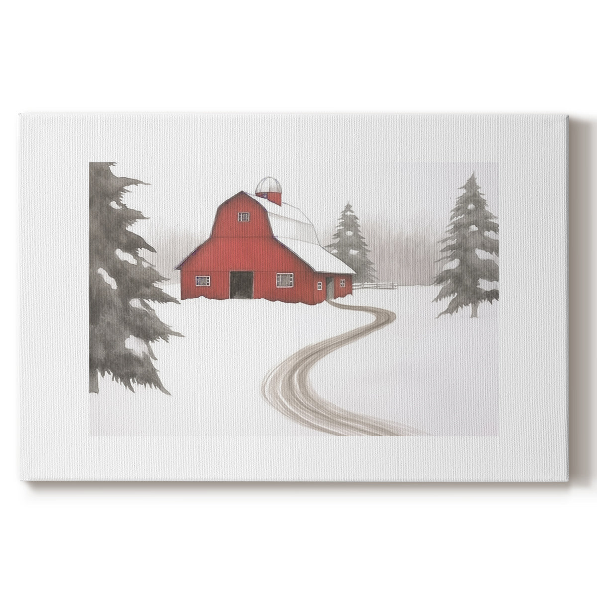 Snow of Silver Blessing - Canvas Art Print