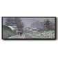 Snow at Argenteuil, 1874 - Floater Framed Canvas Print