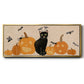 Pumpkin Patch Cats Collection D - Floater Framed Canvas Print