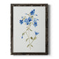Blue Blossom Botanical II - Barnwood Framed Canvas Print