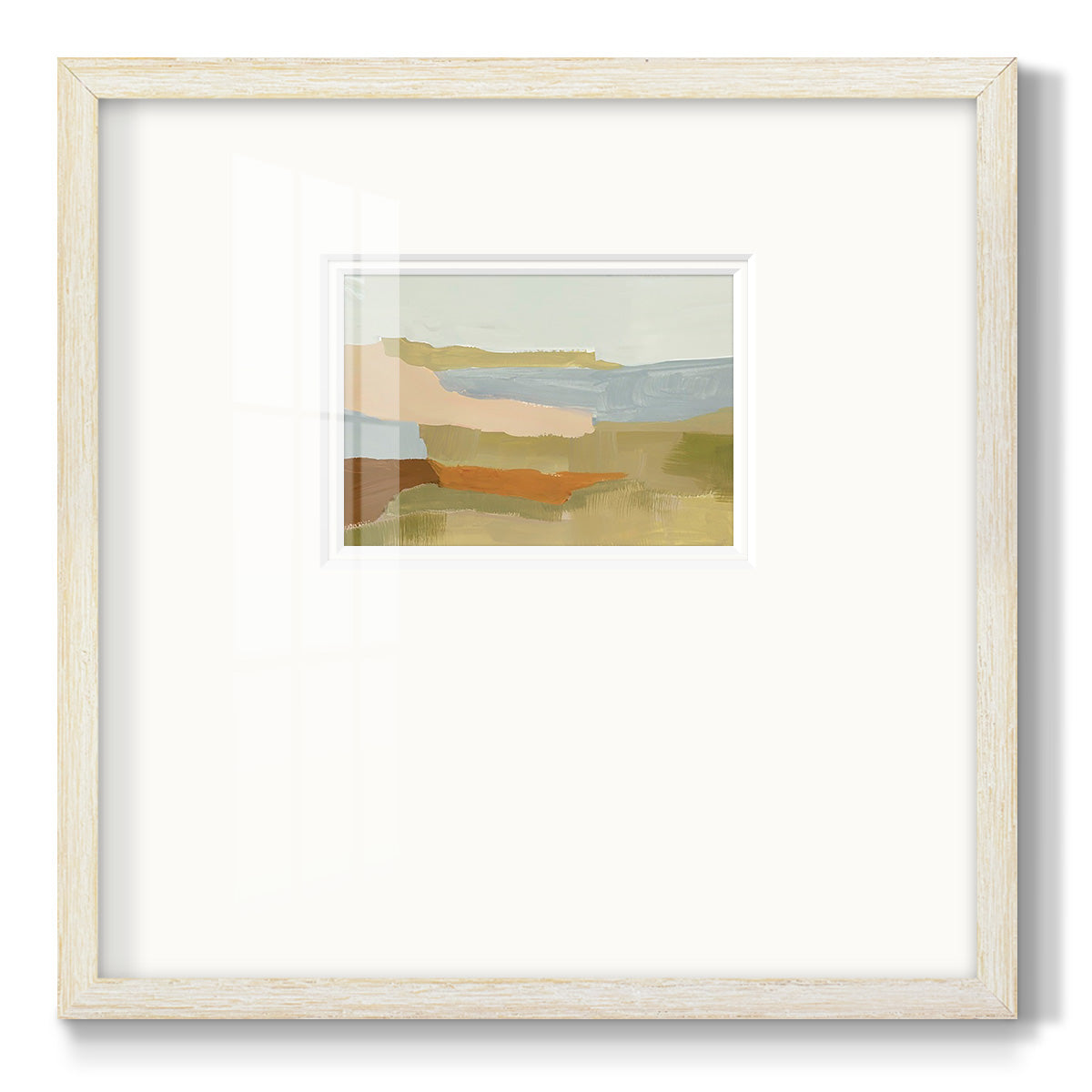 Stacked Landscape IV Premium Framed Print Double Matboard