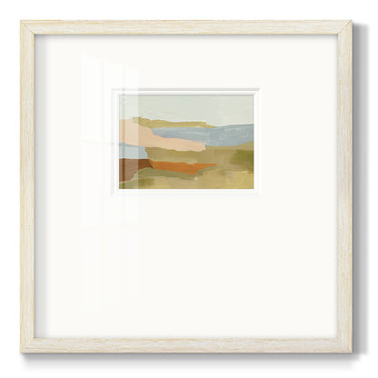 Stacked Landscape IV - Double Matboard Framed Print