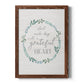Start Each Day - Barnwood Framed Canvas Print