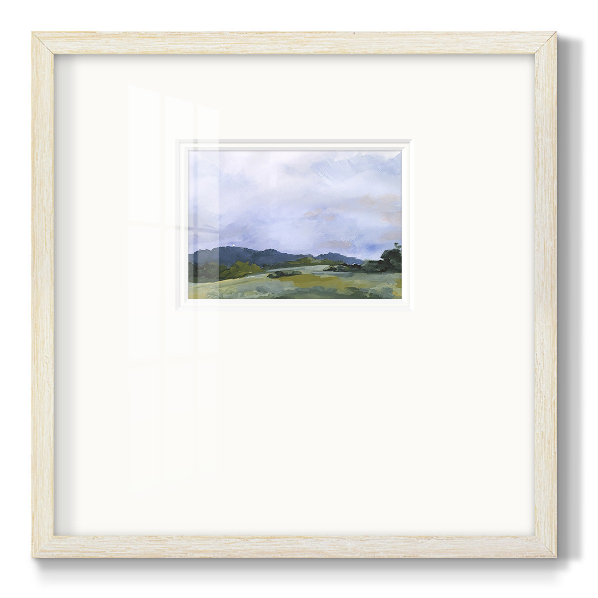 Pastoral Horizons II Premium Framed Print Double Matboard