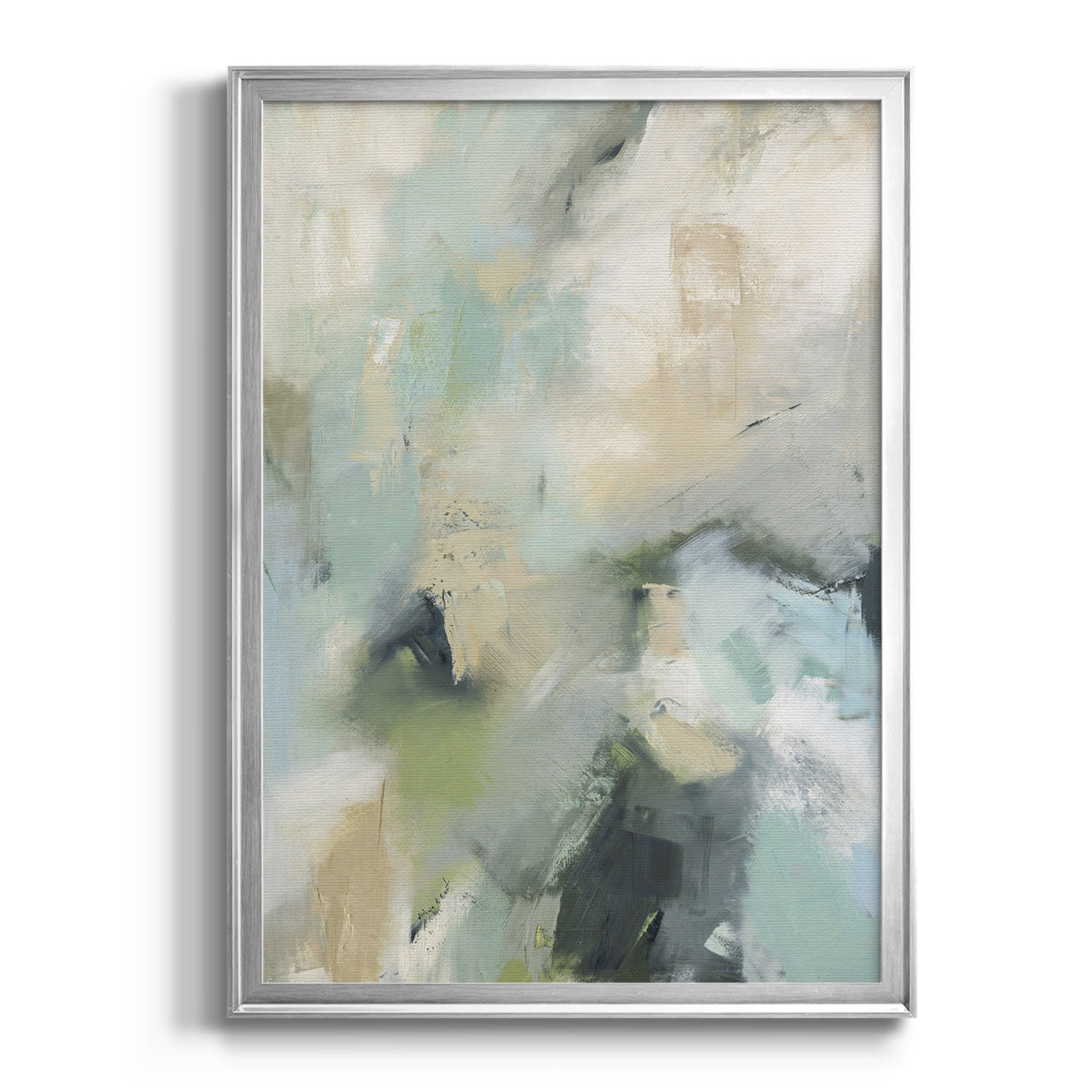 Through it All - Modern Framed Canvas Print