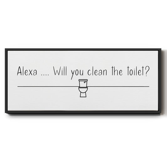 Alexa ... - Floater Framed Canvas Print