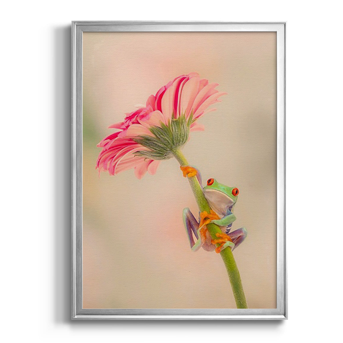 Hanging On I - Modern Framed Canvas Print