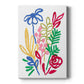 Bold Brushstroke Blooms I Premium Gallery Wrapped Canvas - Ready to Hang