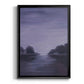 Amethyst Moonlight II - Modern Framed Canvas Print