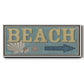 Shoreline Signs III - Floater Framed Canvas Print