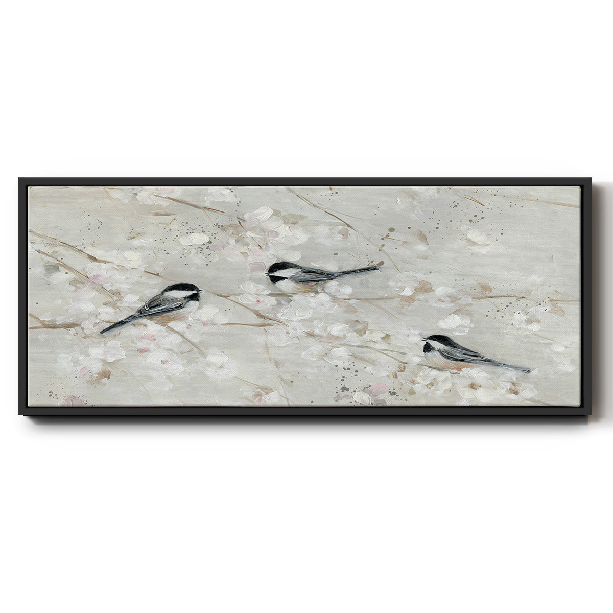 Nature's Confetti II - Floater Framed Canvas Print