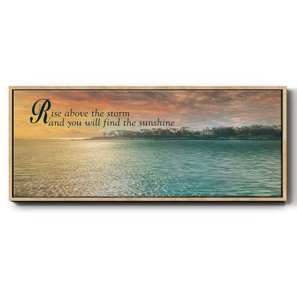 Rise Above - Floater Framed Canvas Print
