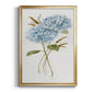 Petite Blue Hydrangea I - Modern Framed Canvas Print