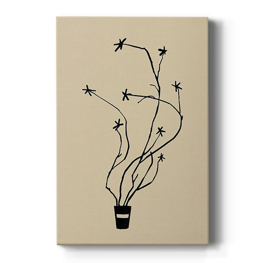 Spring Sprig Vase I - Canvas Art Print