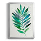 Palm Frond Flow III - Modern Framed Canvas Print