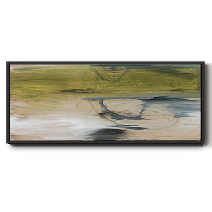 Aquatic Reflections II - Floater Framed Canvas Print