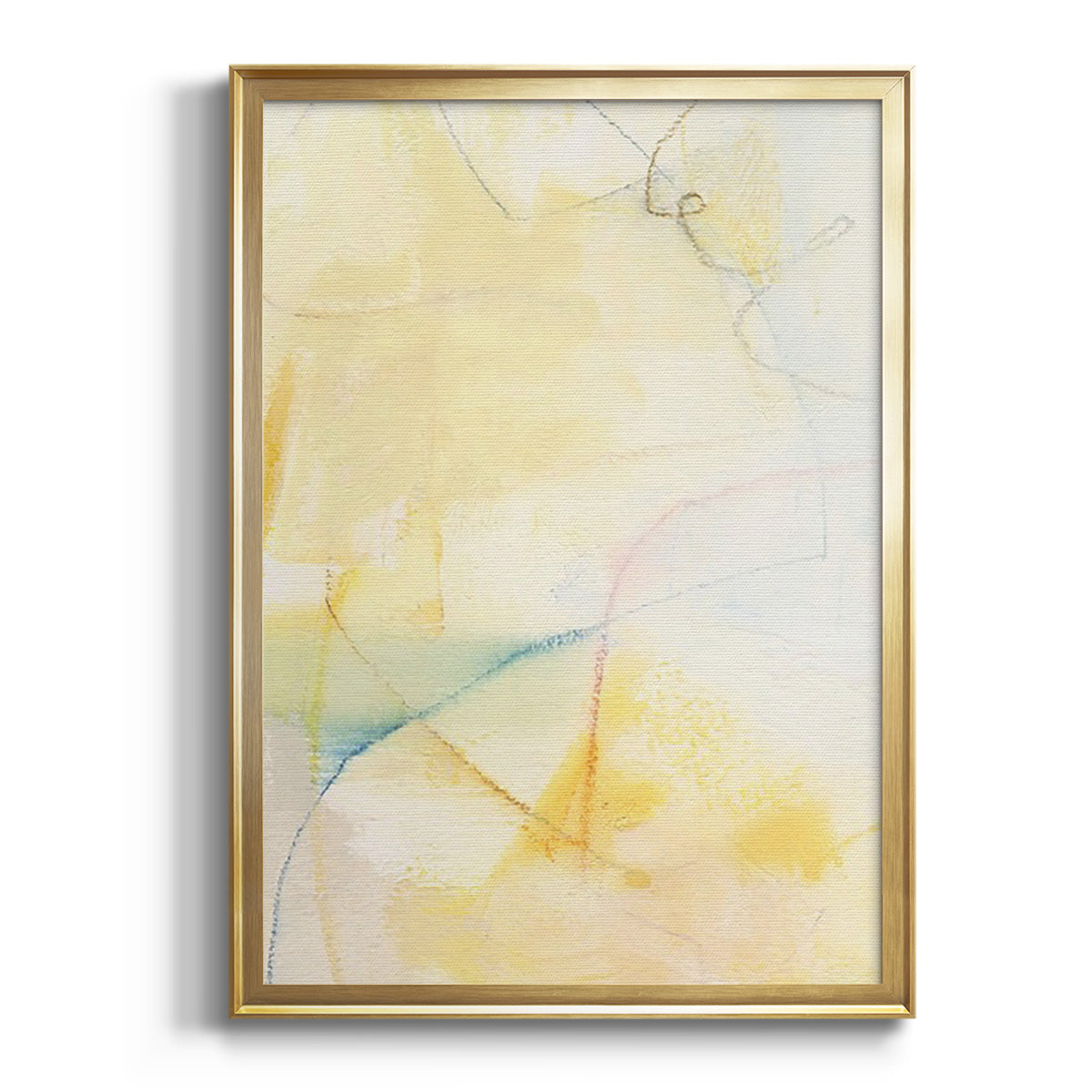 Barxan IV - Modern Framed Canvas Print