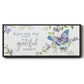 Begin Each Day - Floater Framed Canvas Print