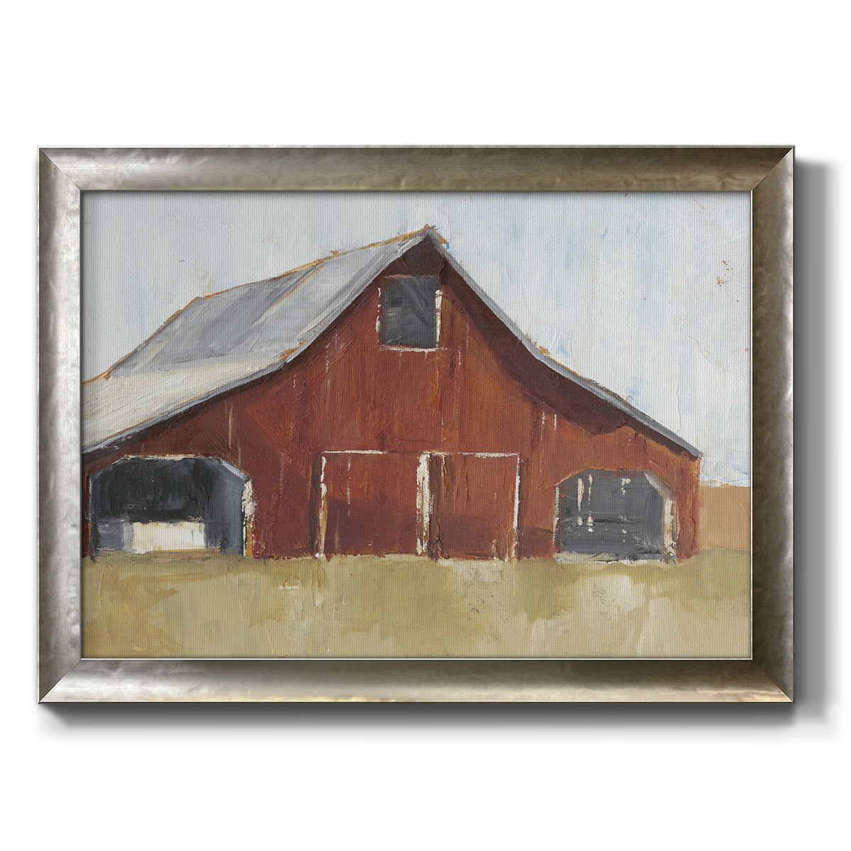 Rustic Red Barn I Premium Framed Canvas- Ready to Hang