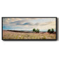 Tuscan Wildflowers - Floater Framed Canvas Print